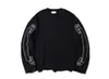 Heren sweaters V10 Hand beschadigd gescheurd ronde hals tij merk losse mode casual heren en dames ins trui