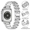 bracciale di lusso cinturini per smartwatch gioiello imitazione + cinturini per orologi con diamanti 7 6 5 4 3 cinturino intelligente in oro per Apple Watch Iwatch 41mm 45mm 40mm 38mm 42mm cinturino per bracciale