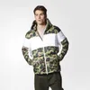 Homens Inverno Jacket Parkas Moda camuflagem jaquetas Brasão de alta qualidade Mens Parkas Tendência Letter Printing Streetwear S-3XL