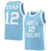 NCAA College North Carolina Tar Heels UNC Camiseta de baloncesto RJ Davis Armando Bacot Harrison Ingram Cormac Ryan Elliot Cadeau Seth Trimble Vince Carter Withers 4XL