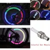 Luce per bici Neon Ruota per pneumatici Ugello Valvola Nucleo Glow Stick Light Guida per biciclette Lampade per imballaggio Luci colorate a LED