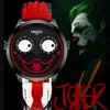 Nibosi Joker Men يشاهدون أفضل العلامة التجارية الفاخرة الفاخرة المهرج مهرج الساعات مقاوم للماء المعصم المحدودة للرجال Relogio Maschulino206i