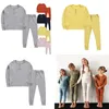 Elastic Long Sleeves Pajamas Child Kids Underwear Pyjamas Buttons Kits Warm Underclothes jackets pants Sets Soft 17ll F2