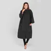 Adult Waterproof Changing Robe 3/4 Sleeve Beach Changing Robe Jacket Outdoor Windbreaker Cloak Fleece Lining Coat Poncho1