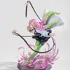 21 cm NOVA Estatueta de Anime Modelo Demon Slayer Kimetsu No Yaiba Kanroji Mitsuri Figuras de Ação PVC Modelo Brinquedos Coleção Boneca Presente286k