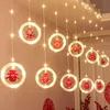 Strings Christmas Lights Wishing Ring Icicle Chinese Year Of The Tiger Pendant Curtain Cristmas Decoration 2022