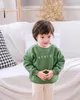 Autumn Winter Green Family Matching Outfits Look Mother Mommy and Me Daddy Baby Father Son Shirts Parent Child Outfits Clothes 201104
