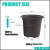 Planters Pots Patio Lawn Home 100sts Plant Flower Nursery Trays Pot Lätt frö Start Suftande plantor Tray Conta6349458