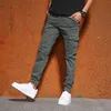 Hot Sell 2021 Brand Fashion Male Cotton Trousers Men Army Green Pencil Pants Casual Solid Pants khaki Black Pants Large Size 38 H1223