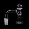 Курение Terp Slurper Quartz Banger скошенного края для ногтей Светящиеся стекла Terp Slurpers набор для воды Bong Dab