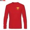 アメリカアーミーネイビーシールTシャツメンズカジュアルラウンドネック長袖Tシャツ男性服正常Tシャツ抽象印刷トップス201202