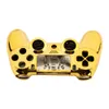 Botão completo do botão da capa da caixa da caixa da caixa com os botões completos Substituição do kit do mod para a PlayStation 4 PS4 Controlador Gold Sliver