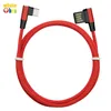 Mobiltelefonkablar 90 graders USB-typ C Kabel 2A USB-C Kabel Snabb Laddningsdatakabel för Samsung S9 Xiaomi 6x Huawei P10 500pcs