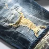 Men's Jeans Selling Summer Casual Thin Short Homme De Marque 2021 Korean Youth Mens Denim Shorts Elasticity Distressed Skinny Men