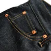 SauceZhan 315XX-18OZ pour hommes Taper Fit Selvedge Denim Raw Blue Jeans épais 18 OZ Vintage 201117