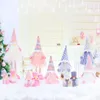 Gnomes Rétractable Poupée Sans Visage Décoration De Noël Fenêtre Créative Décoration De Noël Fournitures XD24131