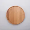 Sottobicchieri in legno di bambù rotondi naturali creativi Accessori fatti a mano Tappetino per bevande Tavolo da casa Tè Tazza da caffè Pad