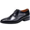 Gorące buty do sukienki w zakresie sprzedaży wysokiej jakości oryginalne skórzane buty ślubne męskie buty biznesowe Man Oxfords do pracy plus size