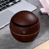 Wood Grain Essential Oil Diffuser Ultrasonic Aromatherapy Bamboo Color USB Humidifier 130ml With Changing Night Light Air Purifie