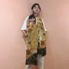 Donne inverno caldo Cashmere Sciarpa Gustav Klimt's Lover Kiss Stampa Pashmina Scialle Wrap Ladies Sciarpe di alta qualità Plus Size SFN783