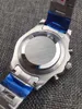 Mäns Watch Master rostfritt stål Case Ceramic Bezel Sapphire Glass Folding Clasp Automatisk mekanisk rörelse Ricro