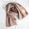 Mode kasjmier zoals vrouwen geruite sjaal winter warme sjaal en wrap bandana lange kwast vrouwelijke foulard dikke deken