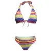 Women's Sexy high waist bikini Boho Print Brazilian Bikini Set High Cut Two Piece Swimsuit traje de bao LJ200825