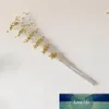 10 pièces bricolage mariage artisanat fleur Bouquet accessoires artificiel blanc/or fausse perle chaîne décoration matériel