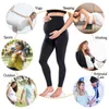 Maternidade Yoga Calças Apoio Belly Leggings Gravidez Calças Mulheres Grávidas Calças Esportivas Treino Activewear Lounge Knit Tights H1221