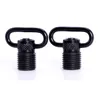 Jagdsport Outdoor Taktisches Zubehör 2 Sätze 1"/25,4 mm QD Tactical Quick Detach Release Push Sling Schwenkhalterung Adapterbasis mit Kappe