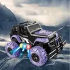 1:24 Mini Four-Way Remote Control Car Off-Road Rc Car Climbing Vehicle with Light Buggy Toy Gifts for Kids (Blue)