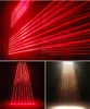 4pcs Professional club testa mobile dj lazer light 8 teste di colore rosso o verde dmx beam bar luce laser a testa mobile