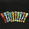 smoking Silicone Pipes Nectar With 14mm Titanium Nail Vaporizer Joints Rig Concentrate Dab Straw glass oil burner pipe