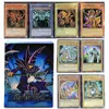 66 stks Engels Yugioh Cards Yu-Gi-Oh Card Playing Game Yu Gi Ohtrading Battle Carte Donkere Magician Collection Kids Christmas Toy G220311