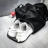 ZDQL 야외 스포츠 여행 가방 체육관 훈련 피트니스 백 건조 젖은 방수 짐 여행 더플 핸드백 가방 여성을위한 남자 Q0705