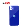 Auto Jiutu Big Hole Back Glass استبدال iPhone XR 8G 11Promax 12Pro 12Mini غطاء البطارية