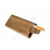 Natural Wooden One Hitter Dugout Pipe Handmade Wood Dugout With Ceramic Pipe Cigarette Filters Pipes Smoking Pipes9473225
