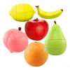 Fruit 3D Puzzle Set Magic Cube Apple Citroen Banana Speed ​​3x3x3 Fidget Speelgoed Stickerless Twisty Anti Stress Educatief Spelen Verjaardagsgeschenken voor kinderen Volwassenen Kinderen