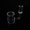 Domeless Quartz Banger Nail 90ﾰ Flat Top Carb Cap Set 30mm 10mm 14mm 18mm Male Female Joint Short Neck Glass Dab Tools