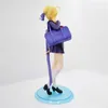 Novo destino de 20cm Stay Night Saber Saber Escola Uniforme Estilo Ação Figura Toys Coleção de brinquedos de Natal Doll5790087