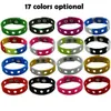 1 LOS = 100 STÜCK Silikonarmbänder Cartoon-Handgelenkband Verstellbare Sportarmbandbänder Kindergeschenk Partygeschenk 18 cm 17 Farben