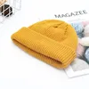 Katı Unisex Beanie Sonbahar Kış Yün Karışımları Yumuşak Sıcak Örme Şapka Bay Bayan takke Şapkalar Gorro Kayak 14 Renkler Beanies WXY038 Caps