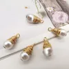 Sieraden ketting hanger openbare meda's kleur retentie koperen bekleding echte goud diy hand verpakte armband oorbellen accessoires kralen