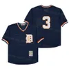 Retro 1968 1984 Vintage Baseball 3 Alan Trammell Maglie 23 Cam Gibson 13 Lance Parrish 6 Al Kaline Pullover Stitched Team Grigio Navy Blue Orange Beige Cool Base Retire