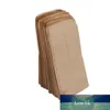 Borse 100pcs Kraft carta da tè piccolo regalo Borse Sandwich rifornimenti della festa nuziale del pane confezione regalo Portable