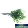 Yeni 1 x Yapay DIY Bitki Ev Dekorasyonu Yeşil Plastik Çiçek Sahte Bitkiler Düğün Yapay Okaliptüs Çim Bahçe Süsler