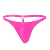 Perizoma da uomo Sexy slip a vita bassa da uomo perizoma rigonfiamento marsupio borsa per pene biancheria intima micro bikini elastico T-back mutandine sospensorio maschile