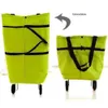 Składane torby na wózek handlowe Oxford Tote Bags kosmiczny koszyk do supermarketu torebka pralnia pralnia wózka wózka z kołami z kółkami