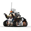 Reconnaissance tank intelligent robot building block plug-in tracked vehicle children's Day boy's gift