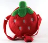 Mignon fruit en peluche sac à bandoulière enfants collation sac à bandoulière dessin animé jouet bébé sac d'école maternelle enfants clé sacs de stockage d'argent